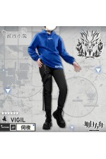 2XXT Cosplay Arknights Vigil The Other Side of Siracusa Daily Outfit Cosplay Costume